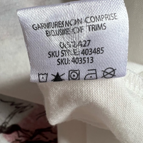 CLASSIC EDITIONS FLOWERED TEE SIZE LARGE - Picture 5 of 7